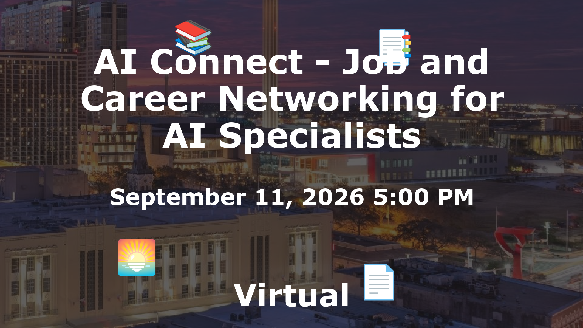 AI Connect - Job and Career Networking for AI Specialists event image